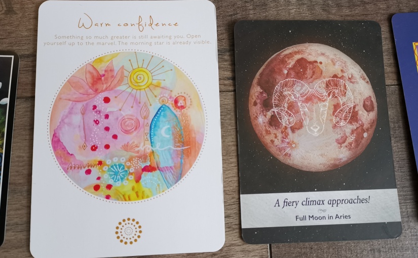 Yoga Inspiration Spread dedicated to the Full Moon in Aries